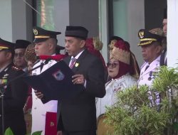 Wirman Putra Bacakan Naskah Proklamasi dalam Upacara Kemerdekaan ke-80 di Payakumbuh