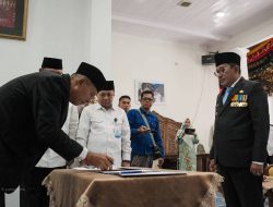 Lantik Pejabat Tinggi Pratama, Bupati Harap Pejabat Baru Lahirkan Inovasi dan Kinerja Baik