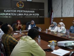 Kakantah Lima Puluh Kota Pimpin Rakor Awal Redistribusi Tanah TA 2026