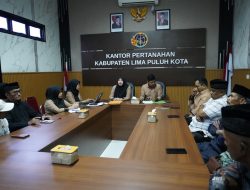 Kantah Lima Puluh Kota Gelar Sidang Mediasi Permasalahan Pertanahan 