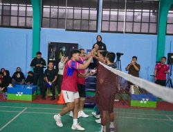 Ikuti Kejuaraan Bulutangkis HUT ke-54 KORPRI, Kementerian ATR/BPN Melaju ke Semifinal