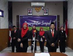 Kakantah Lucy Novianti Hadiri Pengangkatan Sumpah MPPW serta MPPD IPPAT Lima Puluh Kota