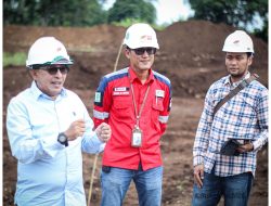 Eka Putra Pantau Pembangunan Hunian Tetap di Rambatan