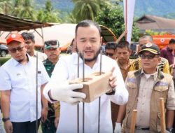 Wako Fadly Amran Letakan Batu Pertama Huntap Mandiri BNPB