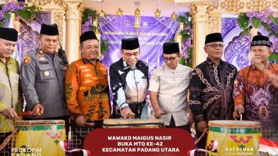 Wawako Maigus Nasir Buka MTQ Ke-42 Kecamatan Padang Utara
