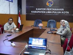Kantor Pertanahan Kabupaten Lima Puluh Kota Ikuti RDP Komisi II DPR RI, Perkuat Dukungan Program Distribusi Lahan melalui Bank Tanah