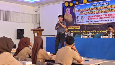 Pemko Payakumbuh Edukasi Ratusan Pelajar SMKN 3 tentang Etika Bermedia Sosial dan Pencegahan Perundungan Siber