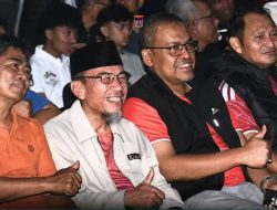 Maigus Nasir Hadiri Nobar Piala Dunia 2026, Ratusan Warga Padati Halaman TVRI Sumbar