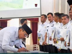 Perkuat Perlindungan Lahan Pertanian, Maigus Nasir Tanda Tangani Berita Acara Kesepakatan LP2B Provinsi Sumbar