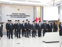 Perkuat Tata Kelola dan Pelayanan Pertanahan, Kanwil BPN Sumbar Lantik 15 Pejabat Pengawas dan 3 Pejabat Fungsional