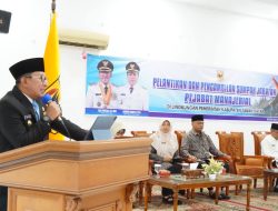 Pelantikan Kembali Dilakukan, Bupati Eka Putra Tantang Pejabat Lahirkan Inovasi