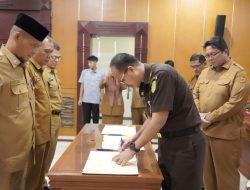 Wujudkan Tata Kelola Anggaran yang Transparan dan Akuntabel, Pemkab Tanah Datar dan Kejari Tandatangani PKS