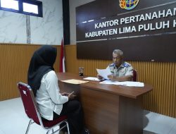 Kantah Kabupaten Lima Puluh Kota Gelar Wawancara Seleksi Calon Peserta Magang HUB