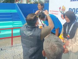 Pecah Telur di Kolam Teratai, Raysa Sabet Emas Pertama Renang Payakumbuh